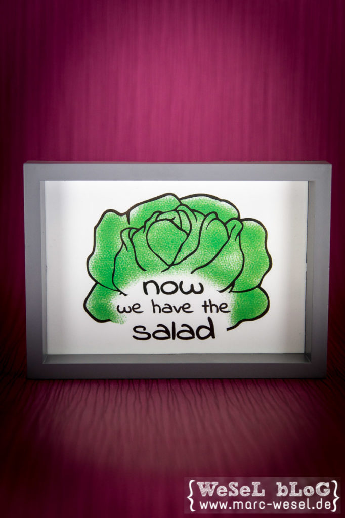 Now we have the salad - Free Printable