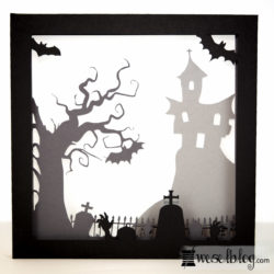 Schocktober-3D-Halloween-Papierbild